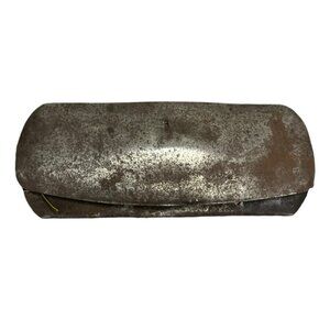 Antique‎ Gold TONE Frame BEN FRANKLIN STYLE Eyeglass STEEL CASE CABLE OVAL